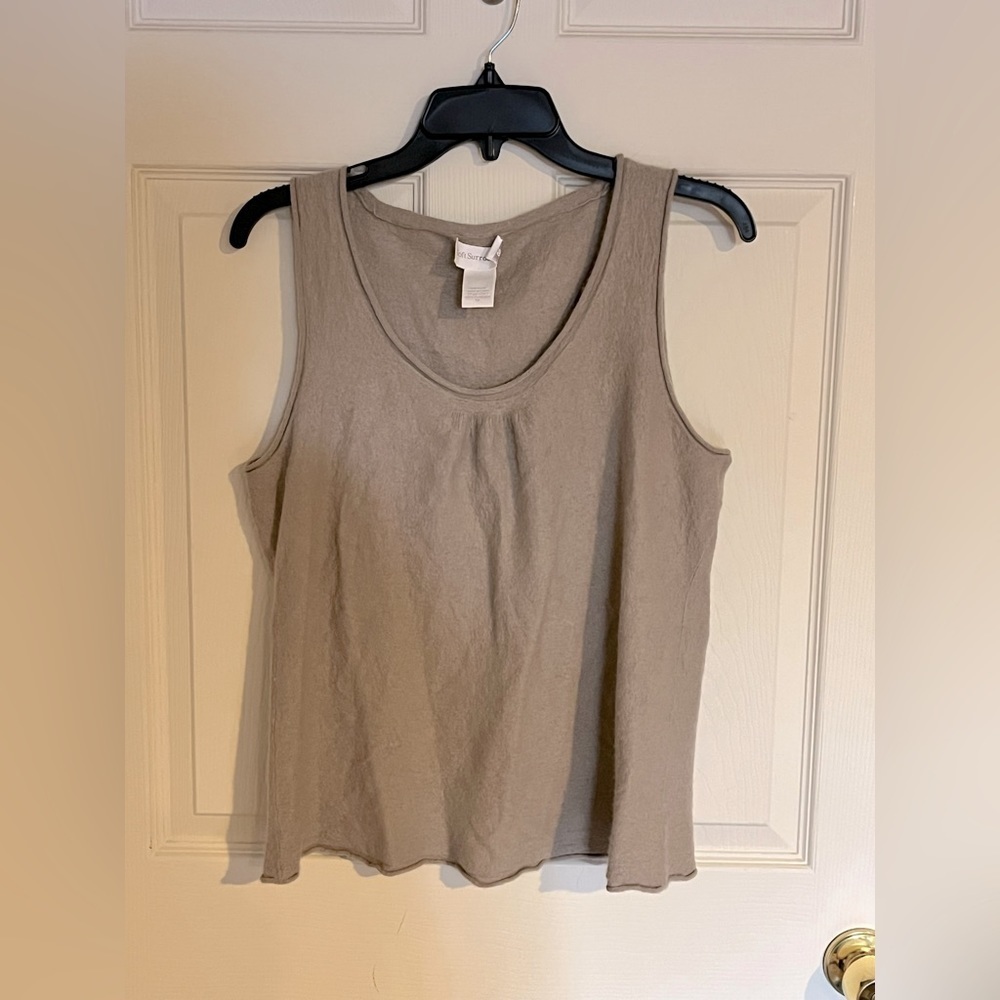 Soft Surroundings 100% Cashmere Sweater Tank Top, Size 2X (measures as a small)